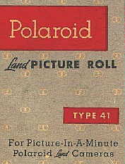 Polaroid Land Picture Roll Type 41 Film Box
